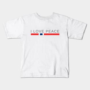 I love Peace | Norway Kids T-Shirt